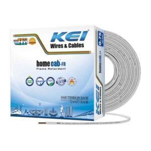 KEI Homecab 1 sqmm 1 Core FR Copper PVC White Unsheathed Flexible Cable 90m