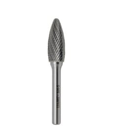 Miranda tungsten carbide flame rotary burr, standard cut