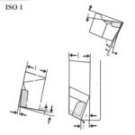 Miranda Tungsten Carbide Tipped Tool ISO No. 110, 10x10 RH, Grade P30 (Pack of 2