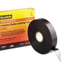 3M 130C black rubber splicing tape 25mm x 9m