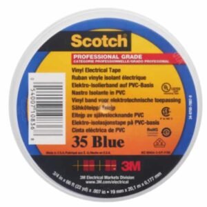 3M Scotch 35 blue electrical tape 19mm x 20.11m pack of 10