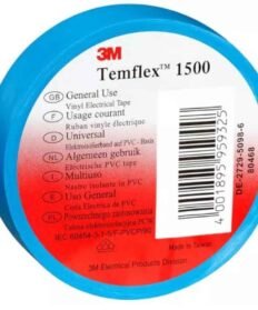 3M Temflex blue PVC electrical insulation tape 19mm x 9m