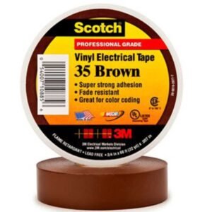 3M brown electrical tape 19mm x 20m