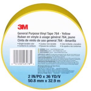 3M Yellow Tape 48mm x 33m 764 Pack of 1