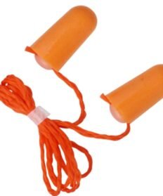 3M PVC PU Foam Orange Hearing Protection Earplug with Cord 1110 Pack of 120