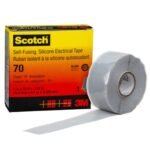 3M Scotch 70 Silicone Rubber Electrical Tape 25mm x 9.1m Pack of 1
