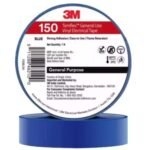 3M Temflex 150 Blue Electrical Tape 18mm x 6m Pack of 30