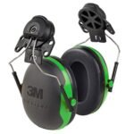 3M X1P3 Peltor Black and Green Earmuffs