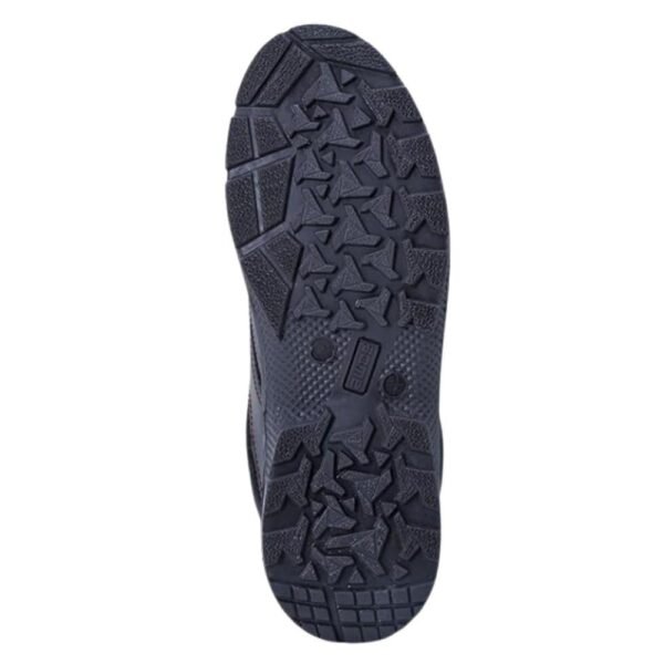 Acme Agile Black Low-Cut Ankle Full-Grain Leather Industrial Safety Shoe with Steel Toe Cap