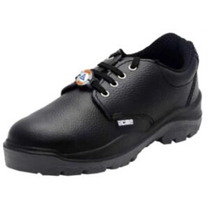 Acme Lithium Ssteele Black Low-Cut Ankle Full-Grain Leather Protective Shoe with Steel Toe Cap