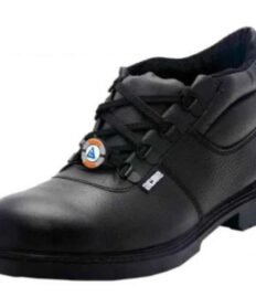 Acme Copper Chimney Ultra Swelter Black High-Cut Ankle Full-Grain Leather Protective Shoe with Steel Toe Cap