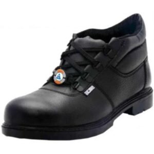 Acme Copper Chimney Ultra Swelter Black High-Cut Ankle Full-Grain Leather Protective Shoe with Steel Toe Cap