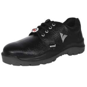 Acme AP-8 Ketone Black Industrial Safety Shoe with Steel Toe Cap