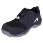 Acme Supple Dynamo Black Low-Cut Ankle Microfibre Protective Shoe with Composite Toe Cap