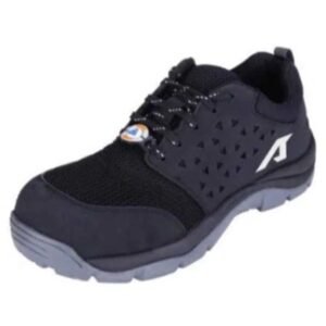 Acme Supple Dynamo Black Low-Cut Ankle Microfibre Protective Shoe with Composite Toe Cap