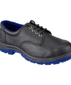 Acme Tusker Black Low-Cut Ankle Industrial Safety Shoe with Steel Toe Cap