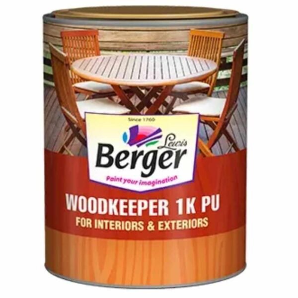 Berger WoodKeeper 1K PU clear wood coating 10 litre