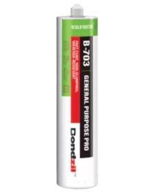 Bondzil 280 ml White B-703 General Purpose Pro Silicone Sealant | Pack of 1