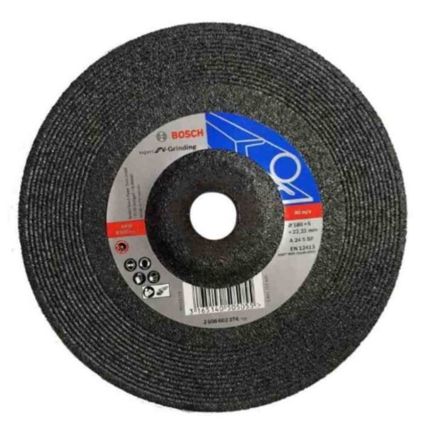 Bosch 2608602374 180x5x22.23mm DC Grinding Wheel for Metal Pack of 25