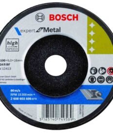 Bosch 2608603686 A24RBF 100x16x6mm Hi-Speed Metal Grinding Disc Pack of 25