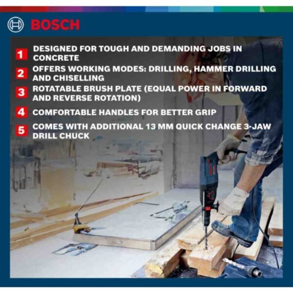 Bosch GBH 2-26 DRE 800W Professional SDS Plus Rotary Hammer Drill