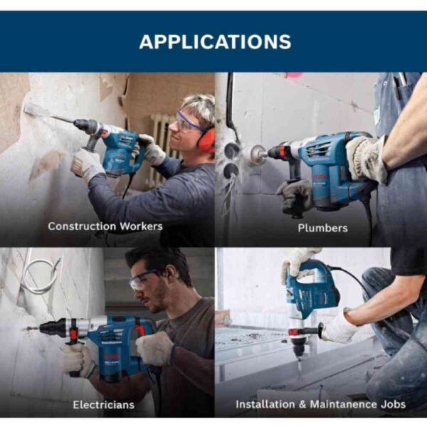 Bosch GBH 2-28 DV 820W Professional SDS Plus Rotary Hammer with 3 Modes