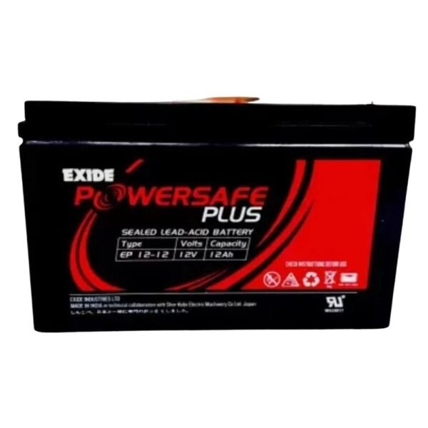 Exide 12Ah 12V Powersafe Dry Battery EP12-12 – Inverter Battery