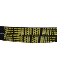 Fenner Powerflex Raw Edge Cogged V-Belt BX72 heavy duty high efficiency industrial drive belt.