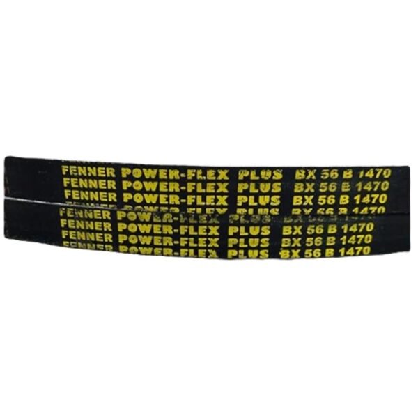 Fenner Powerflex Raw Edge Cogged V-Belt BX72 heavy duty high efficiency industrial drive belt.