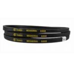 Fenner Speciality Belt Hexagonal Belts AA72 double sided classic V-belt for serpentine industrial drive systems.