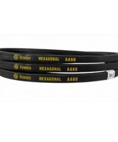 Fenner Speciality Belt Hexagonal Belts AA72 double sided classic V-belt for serpentine industrial drive systems.