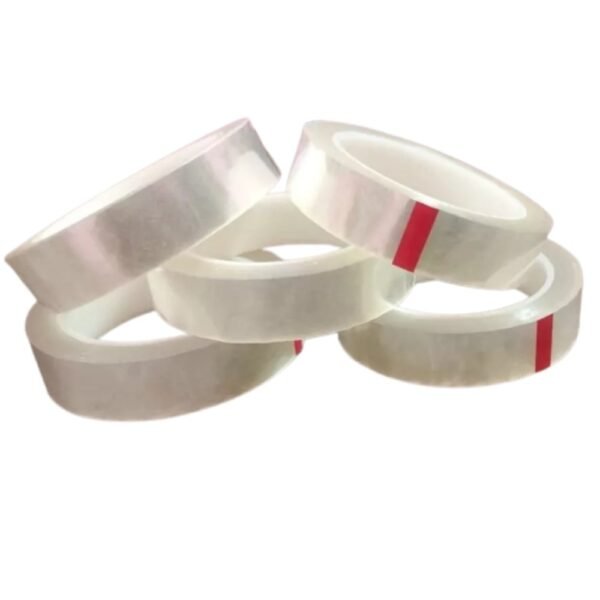 Generic transparent polyester tape 60mm x 50m pack of 28