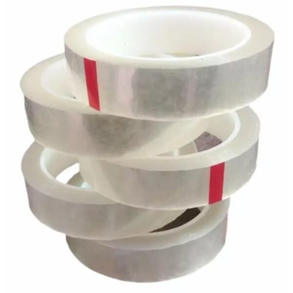 Generic transparent polyester tape 60mm x 50m pack of 28