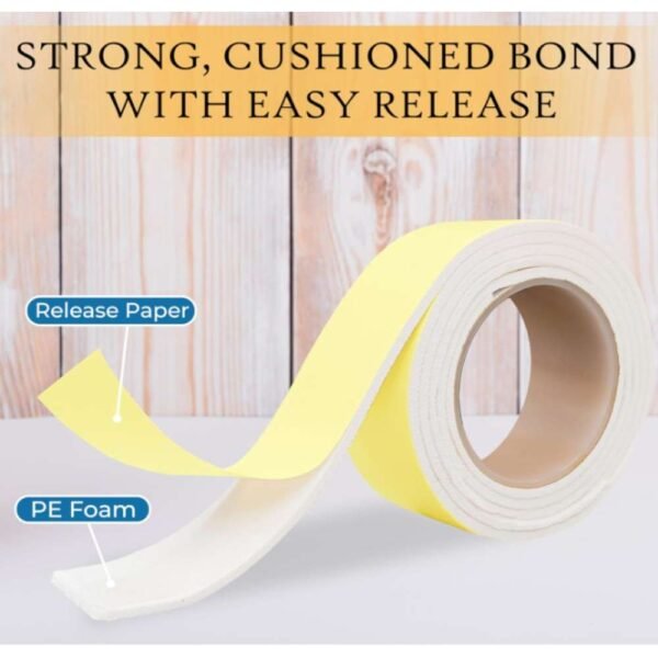 Generic Double Sided Foam Tape 1 Inch x 4m x 3mm Pack of 12