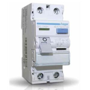 Hager 30mA 25A DP RCCB CD225Y – Double Pole Residual Current Circuit Breaker