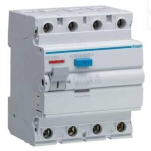 Hager 30mA 25A 4P RCCB CD425Y – 4 Pole Residual Current Circuit Breaker