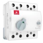 Havells 63A 100mA 4P AC Type FP RCCB DHRGCRFF100063 – 4 Pole Residual Current Circuit Breaker