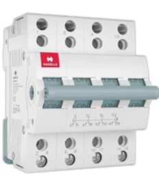 Havells EURO-II 20A C-Curve 4 Pole MCB DHMGCFPF020 - pack of 3 miniature circuit breakers