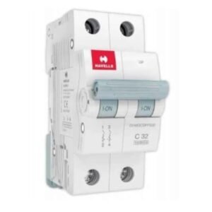 Alt Text Havells 32A DP C Curve MCB for Electrical Circuit Protection