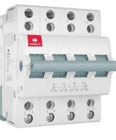Alt Text Havells EURO-II 63A C Curve 4P MCB Pack of 3 for Electrical Circuit Protection