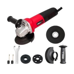 iBELL 100mm 1050W Red Heavy Duty Angle Grinder