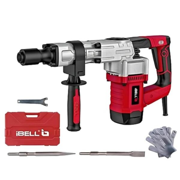 iBELL DH20-45 1500W 6.8kg Demolition Hammer with Anti Vibration Handle
