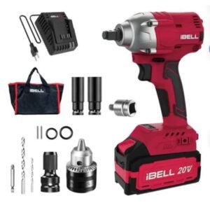 Alt Text: iBELL One Power 20V Brushless Cordless Impact Wrench