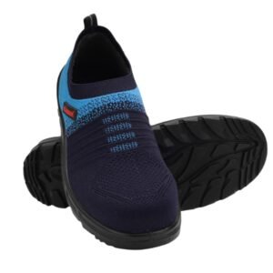 Karam Flytex FS 203 Flyknit Mesh Black Blue Sport Safety Shoes