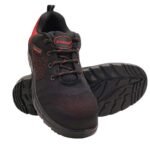 Karam Flytex FS 215 Flyknit Mesh Red Black Sport Safety Shoes Size 6