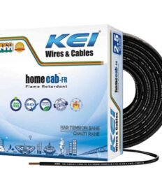 KEI Homecab 6 sqmm 1 Core FR PVC Black Copper Wire 90m