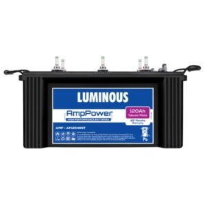 Alt Text Luminous Amp Power AP 12048 ST 120Ah Tubular Plate Inverter Battery for Home Inverter Backup