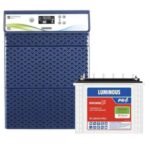 Luminous HKVA Optimus 6500+ 5500VA 12V Pure Sine Wave Inverter with Red Charge RC 18000 PRO 150Ah Tall Tubular 6 Batteries Combo for home power backup