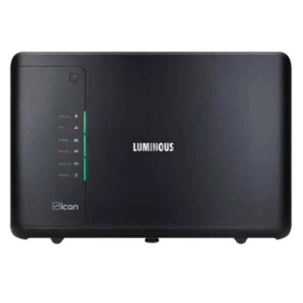luminous-icon-1600-1400va12v-pure-sine-wave-inverter-reliable-home-power-backup-main Luminous Icon 1600 1400VA 12V 1176W Black Single Battery Pure Sine Wave Inverter