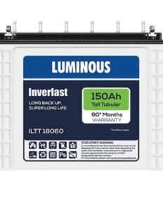 Alt Text Luminous ILTT 18060 150Ah 12V Tall Tubular Plate Inverter Battery for Home Inverter Backup